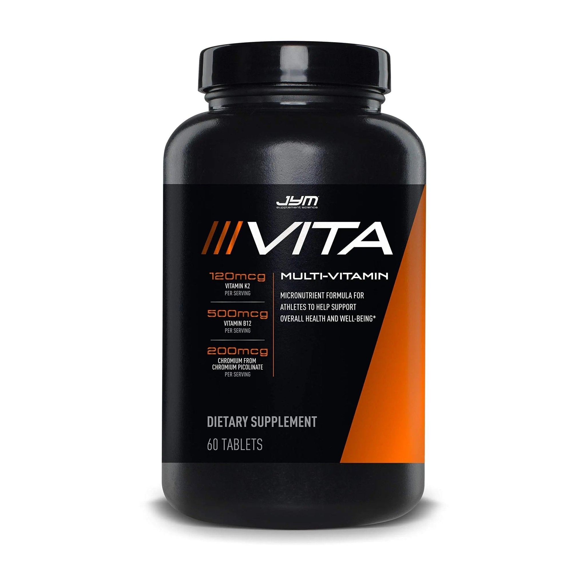 JYM Supplement Science PRO JYM 45 Servings - Tahitian Vanilla Bean & tamin & Mineral Support, Vitamin A, C, B6, B12, E, K, Boron, Biotin, Potassium 60 Tablets - TrustMedUSA