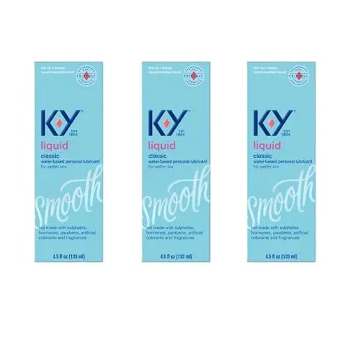 K-Y Liquid Personal Lubricant, Natural Feeling Water Based Lube For Women, Men & Couples - TrustMedUSA