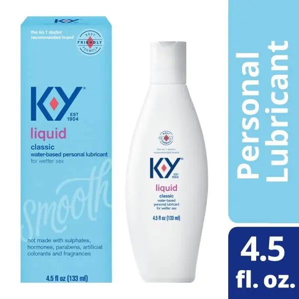 K-Y Liquid Personal Lubricant, Natural Feeling Water Based Lube For Women, Men & Couples - TrustMedUSA
