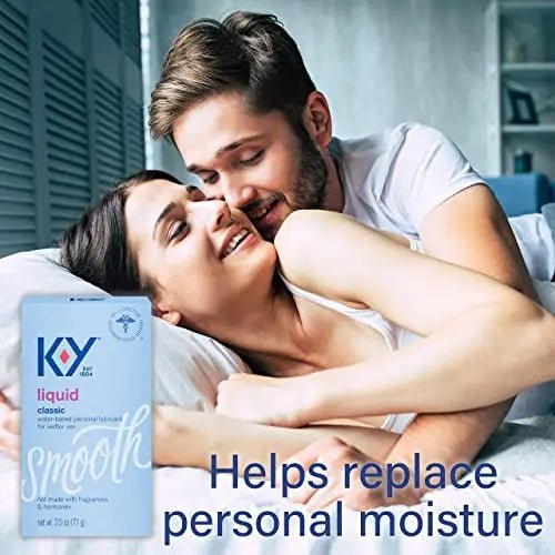 K-Y Liquid Personal Water Based Lubricant, 2.5 oz - TrustMedUSA
