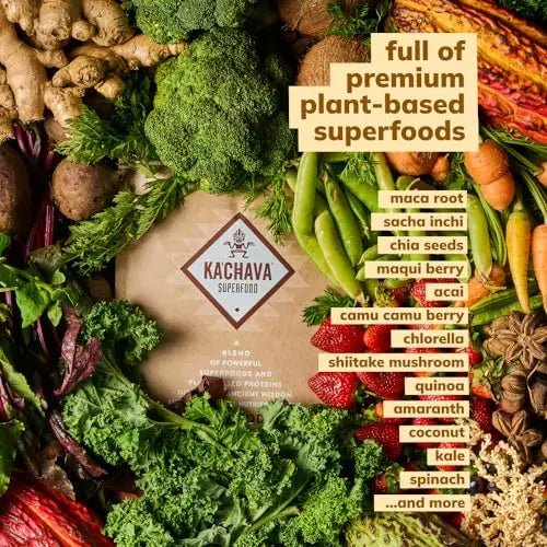 Ka’Chava All-In-One Nutrition Shake Blend, Chai, 85+ Superfoods, Nutrients & Plant-Based - TrustMedUSA