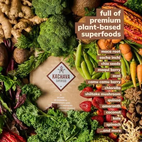 Ka’Chava All-In-One Nutrition Shake Blend, Chocolate, 85+ Superfoods, Nutrients & Plant - TrustMedUSA