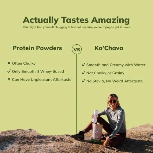 Ka’Chava All-In-One Nutrition Shake Blend, Matcha, 85+ Superfoods, Nutrients & Plant - TrustMedUSA