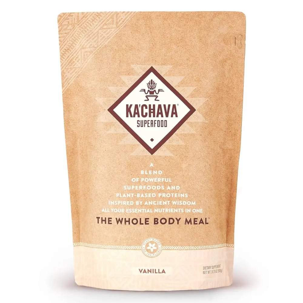 Ka’Chava All-In-One Nutrition Shake Blend, Vanilla, 85+ Superfoods, Nutrients & Plant - TrustMedUSA