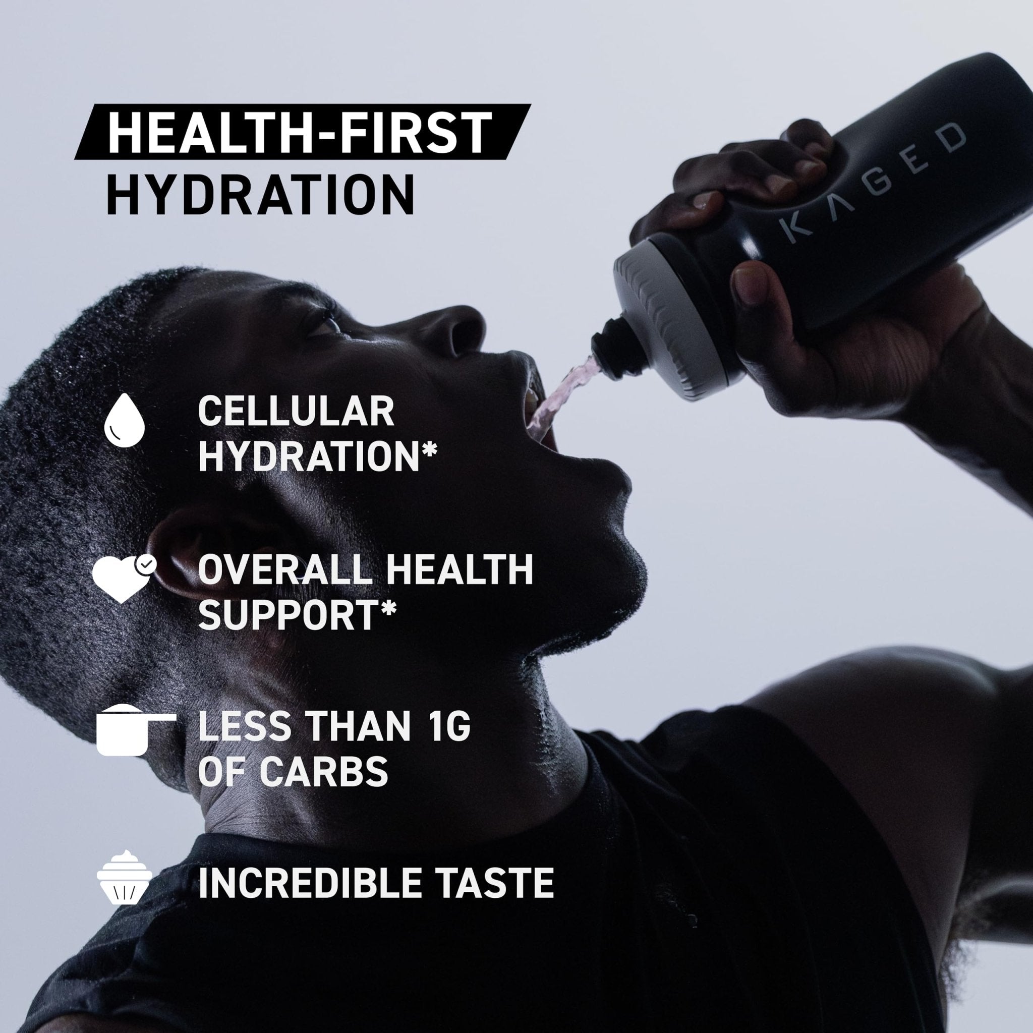 Kaged Electrolyte Hydration Powder Hydracharge Apple Limeade Sports Drink for Men and Women Pre, Post, Intra Workout Supplement 60 Servings - TrustMedUSA