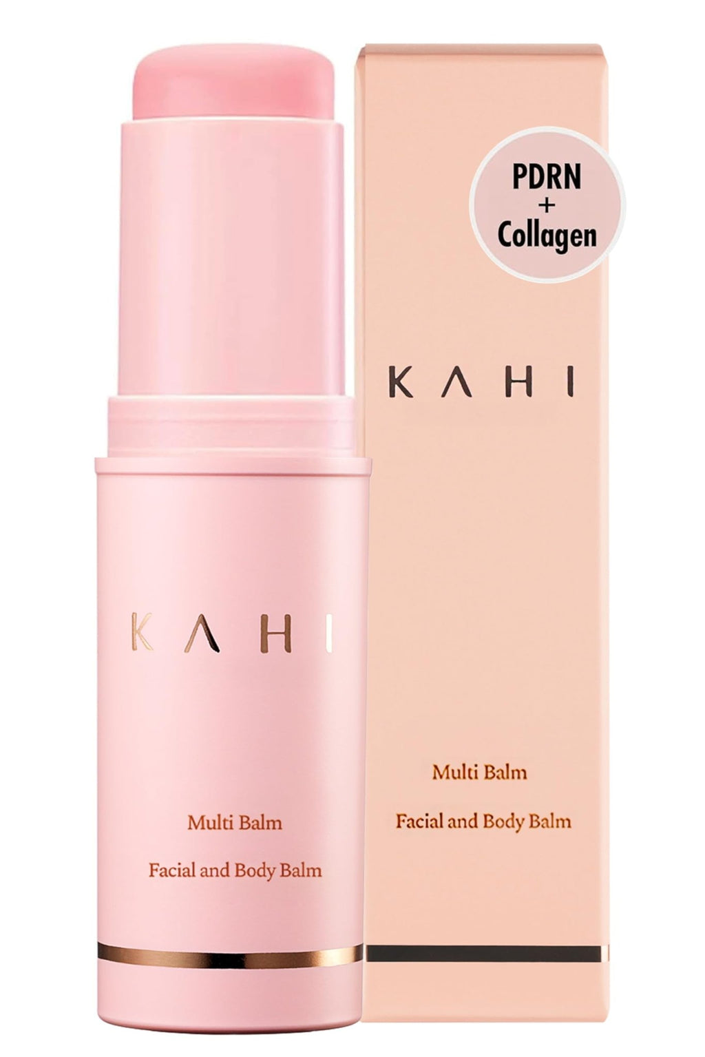 KAHI Wrinkle Bounce Multi Balm Stick | PDRN Collagen Wrinkle Stick | Korean Skin Care |All-in-One Hydrating Lip Balm Eye Cream Neck Cream Make Up Base & Face Mist Moisture Balm - TrustMedUSA