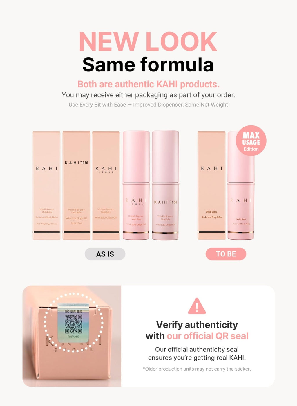 KAHI Wrinkle Bounce Multi Balm Stick | PDRN Collagen Wrinkle Stick | Korean Skin Care |All-in-One Hydrating Lip Balm Eye Cream Neck Cream Make Up Base & Face Mist Moisture Balm - TrustMedUSA