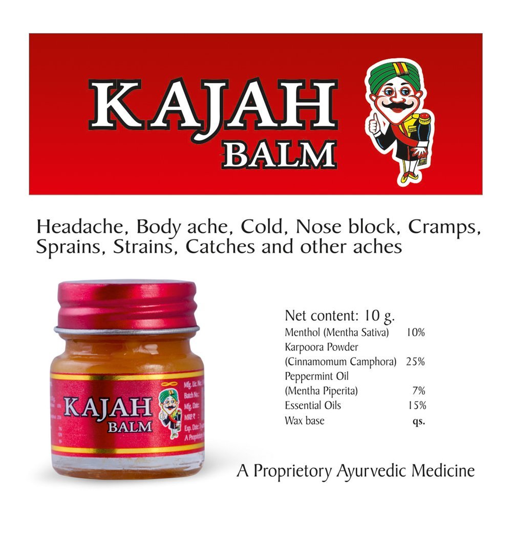 Kajah Brown Balm 10Gms (Pack of 5) - TrustMedUSA