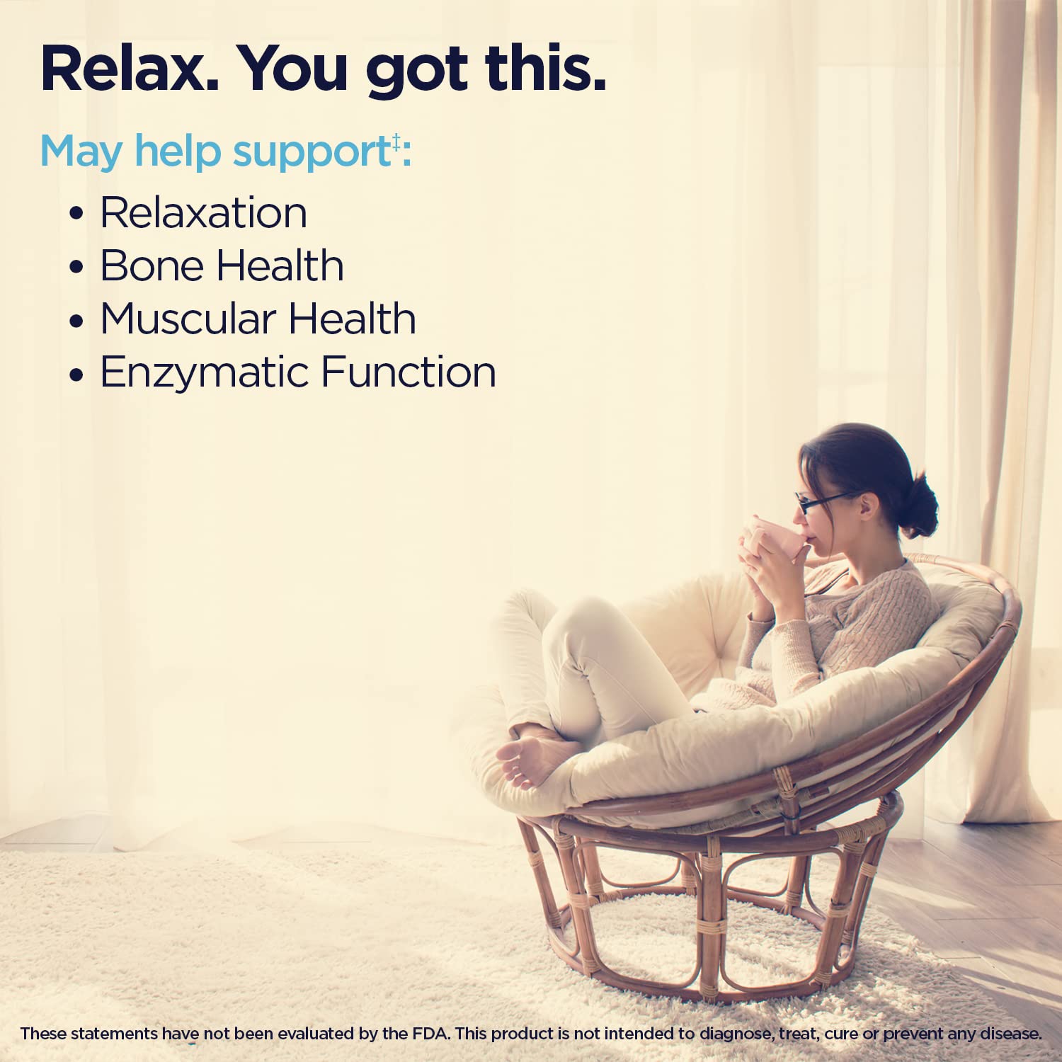 KAL Magnesium Glycinate, New & Improved Fully Chelated High Absorption Formula with BioPerine, Bisglycinate Chelate for Stress, Relaxation - TrustMedUSA