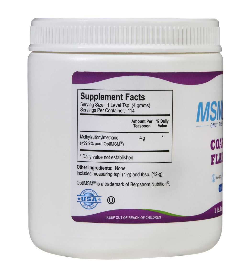 KALA HEALTH MSMPure Coarse Flakes 1lb and Muscle & Joint Cream 2oz Bundle - TrustMedUSA