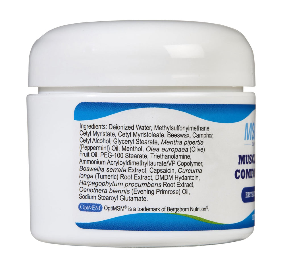 KALA HEALTH MSMPure Coarse Flakes 1lb and Muscle & Joint Cream 2oz Bundle - TrustMedUSA