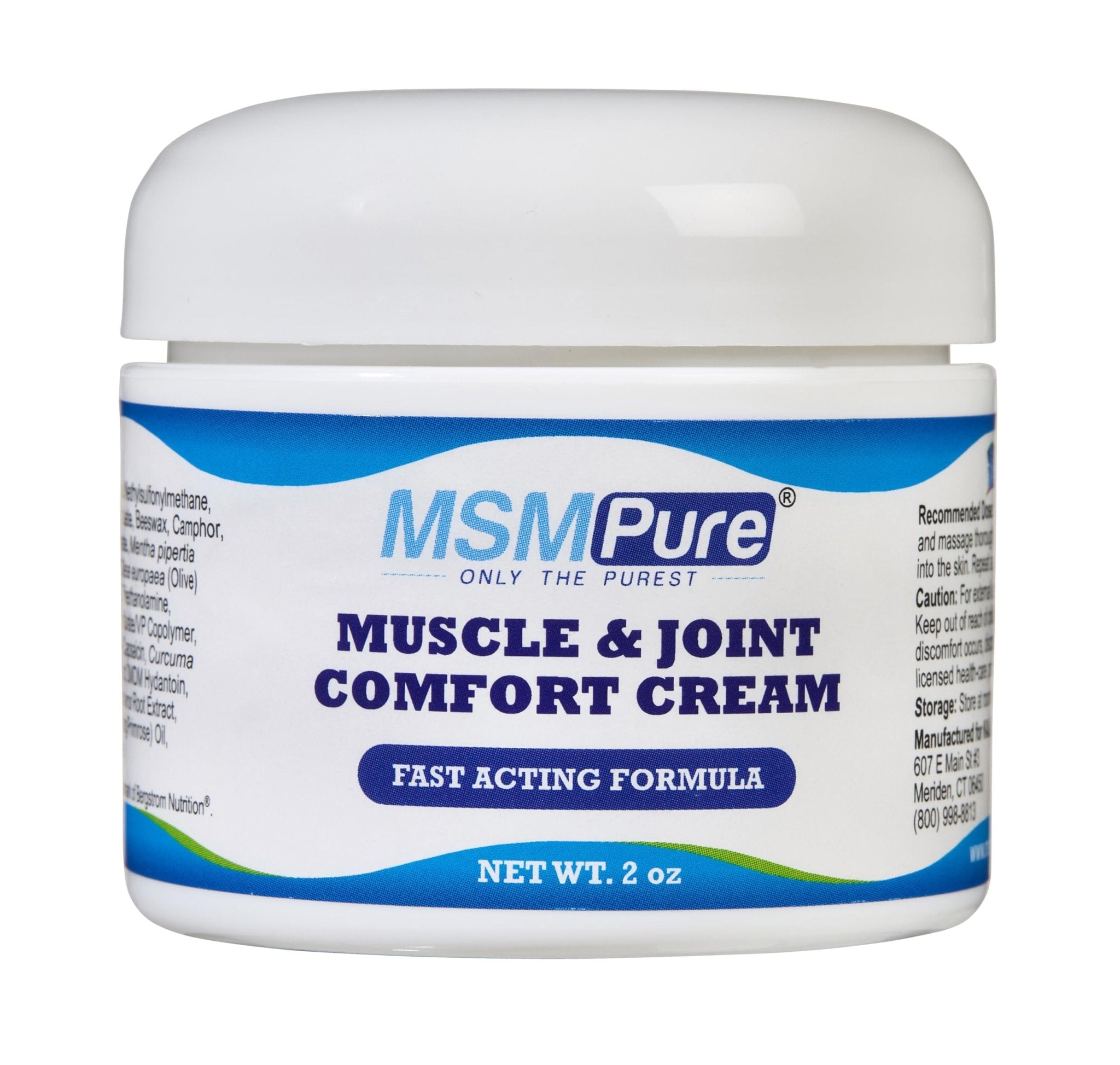 KALA HEALTH MSMPure Fine Powder 1lb and Muscle & Joint Cream 2oz Bundle - TrustMedUSA