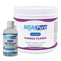 KALA HEALTH MSMPure MSM Coarse Flakes 8.8oz and MSM Gel With Organic Aloe 8oz Bundle - TrustMedUSA