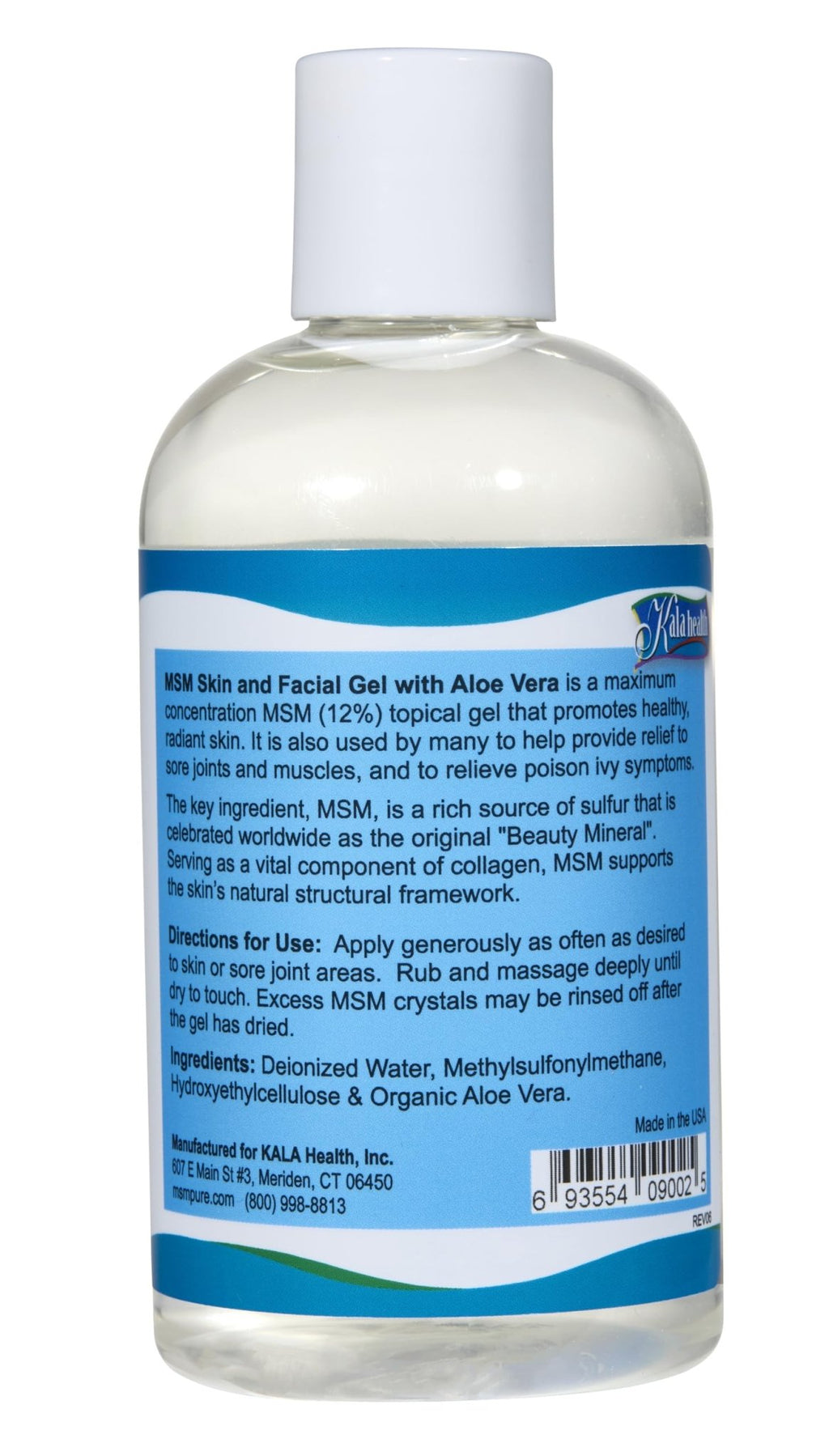 KALA HEALTH MSMPure MSM Coarse Flakes 8.8oz and MSM Gel With Organic Aloe 8oz Bundle - TrustMedUSA