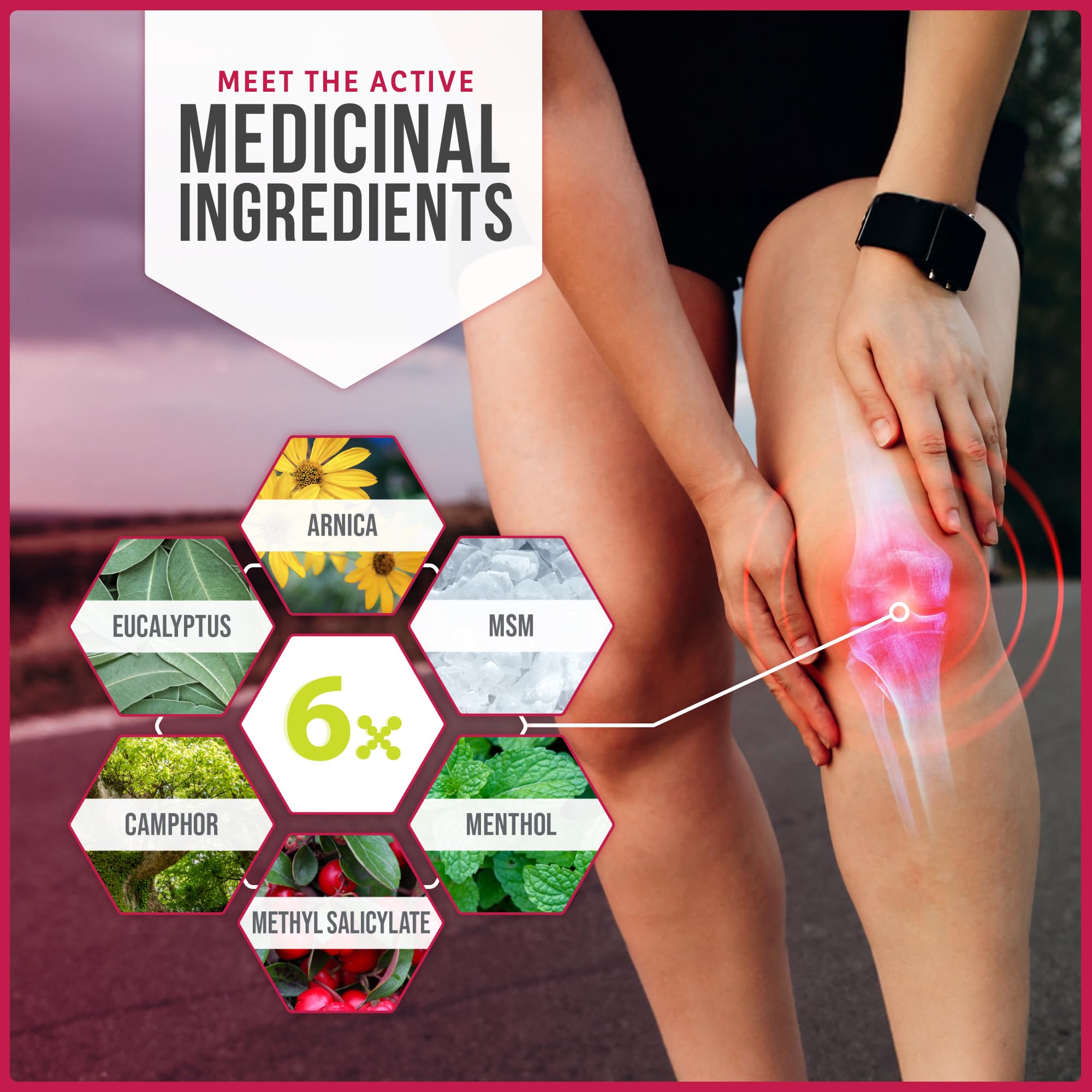 Kalaya 6X Pain Relief Arnica Cream with Massager and 6X Extra Strength Pain Relief Cream - TrustMedUSA