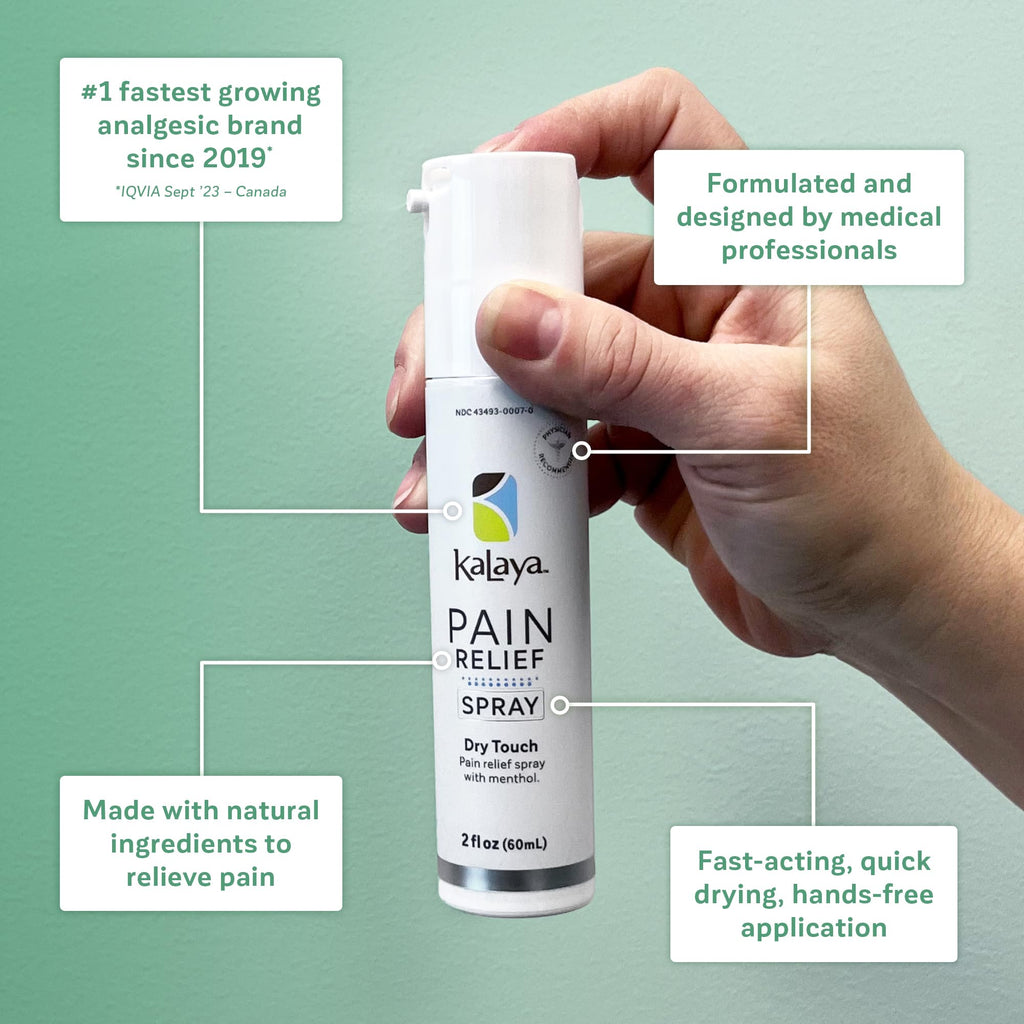Kalaya 6X Pain Relief Arnica Cream with Massager and Active Pain Relief Spray for Joint & Muscle Pain - TrustMedUSA