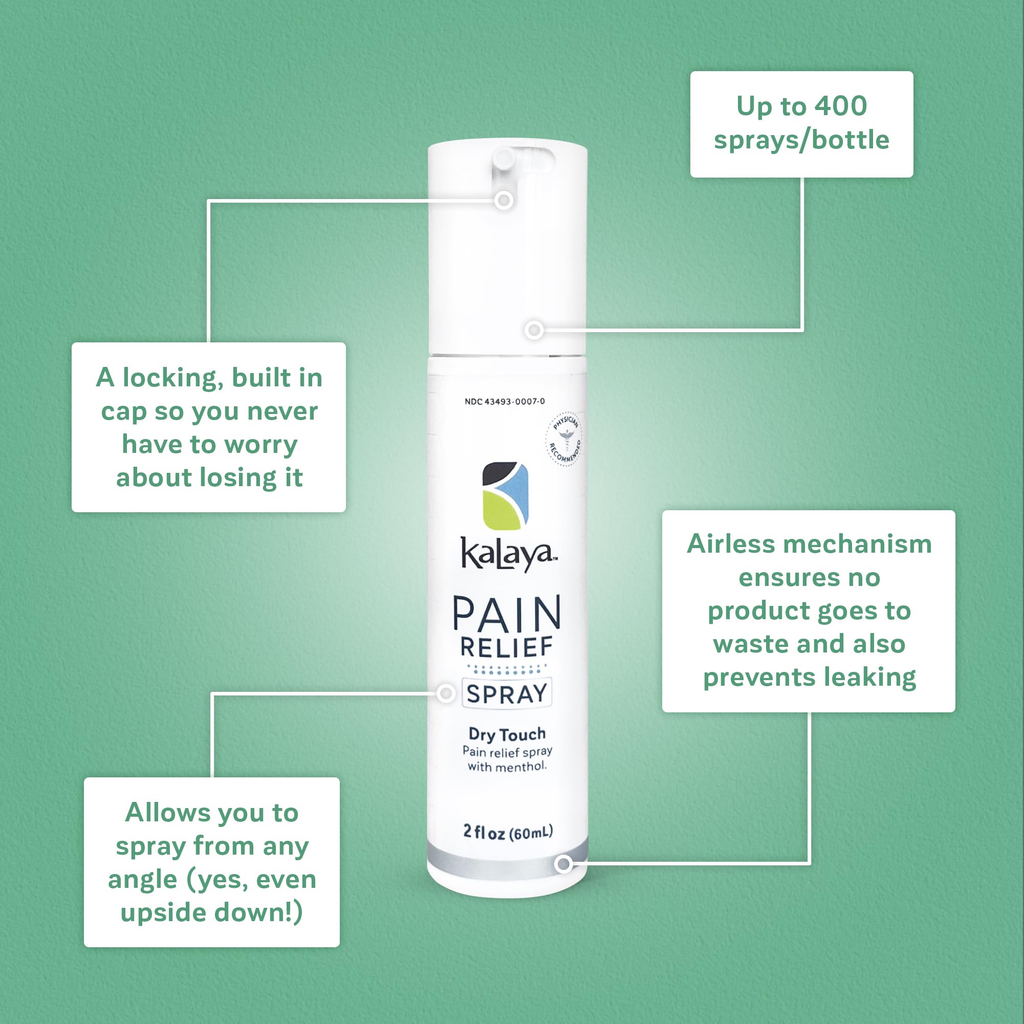 Kalaya 6X Pain Relief Arnica Cream with Massager and Active Pain Relief Spray for Joint & Muscle Pain - TrustMedUSA