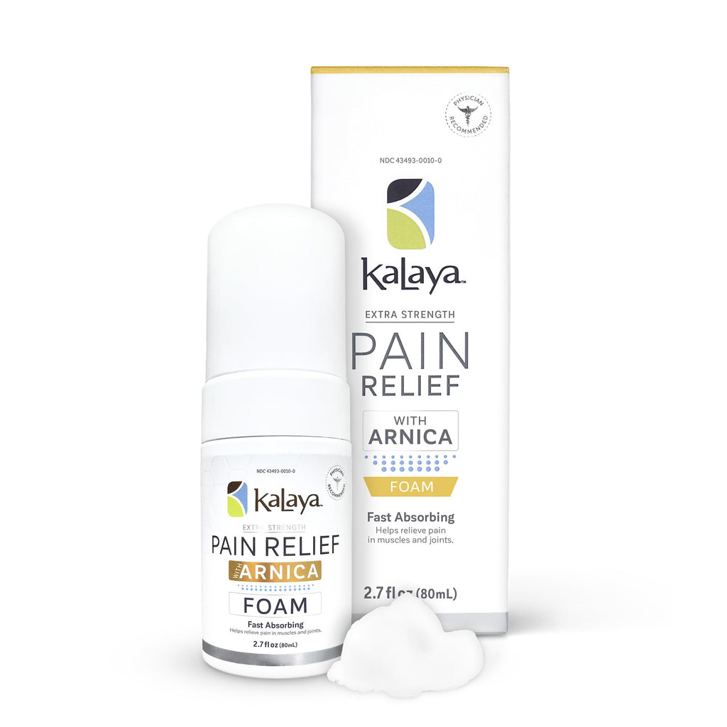 Kalaya Naturals Extra Strength Pain Relief Foam with Arnica - Supports Pain Relief in Muscle & Joints (2.7 Ounces) - TrustMedUSA