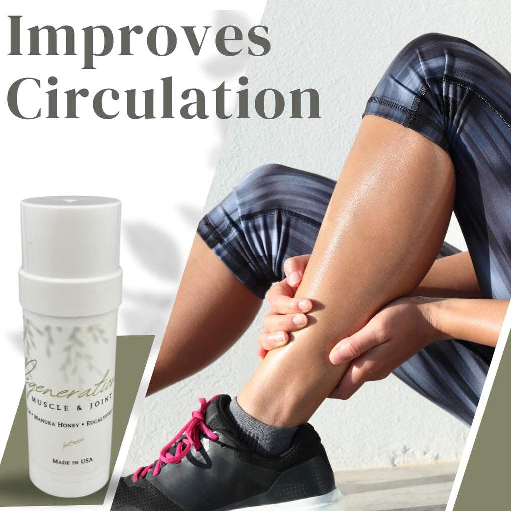 KANU Regeneration Muscle and Joint Soothing Balm Proprietary Blend of Magnesium, Manuka Honey, Eucalyptus & Menthol - Maximum Strength Formula for Aches- All Natural Ingredients-Made in The USA - TrustMedUSA