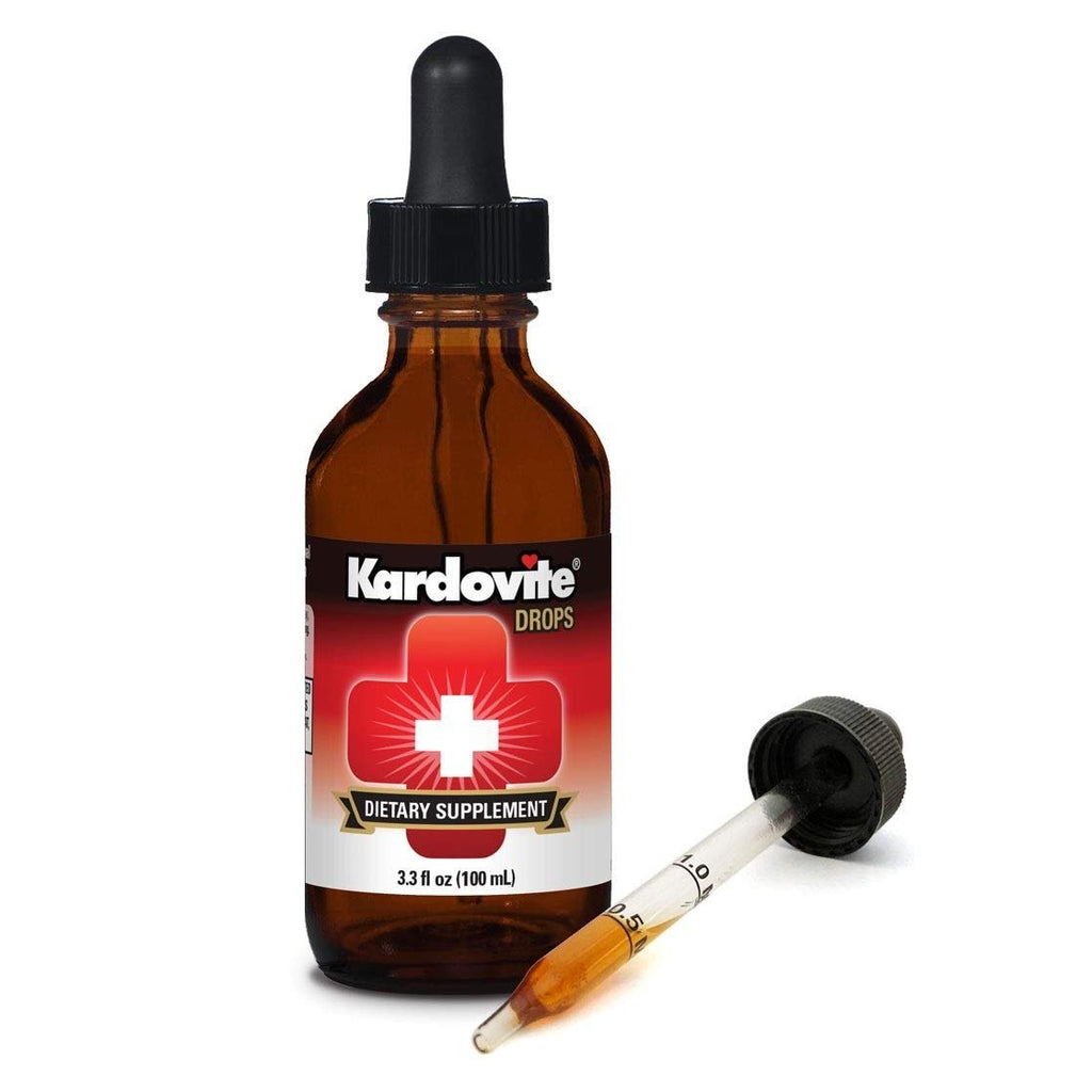 Kardovite Herbal Circulation Support Drops 100ml | Supports Circulatory Wellness with Hawthorn, Garlic, Ginkgo, Cayenne, Milk Thistle, Bilberry & Valerian | Supports Vitality & Daily Wellness - TrustMedUSA