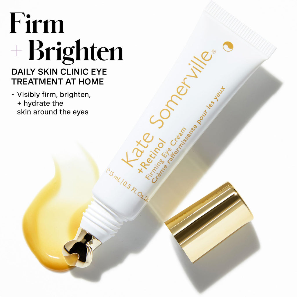Kate Somerville Retinol Firming Eye Cream – Clinic-Grade Anti-Aging Treatment Proven to Firm, Brighten and Smooth Lines & Wrinkles, 0.5 Fl Oz - Maple Wellness Supplements