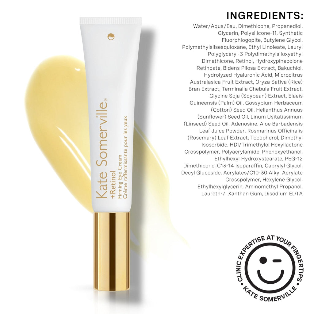 Kate Somerville Retinol Firming Eye Cream – Clinic-Grade Anti-Aging Treatment Proven to Firm, Brighten and Smooth Lines & Wrinkles, 0.5 Fl Oz - Maple Wellness Supplements