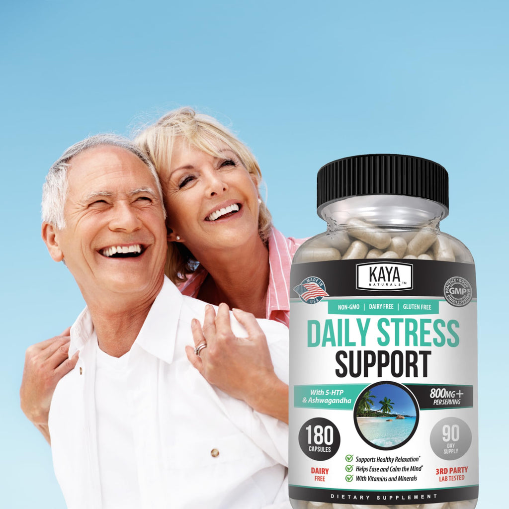 Kaya Naturals - Natural Herbal Support Vitamin Supplement are Designed to Help You find Balance and Relaxation in Your Daily Routine - Vitamin Supplement - 180 Capsules - TrustMedUSA