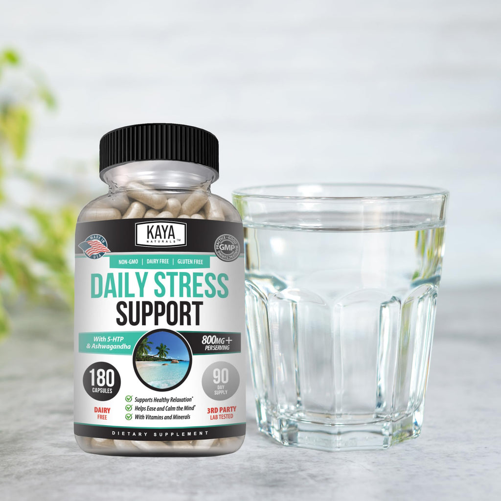 Kaya Naturals - Natural Herbal Support Vitamin Supplement are Designed to Help You find Balance and Relaxation in Your Daily Routine - Vitamin Supplement - 180 Capsules - TrustMedUSA