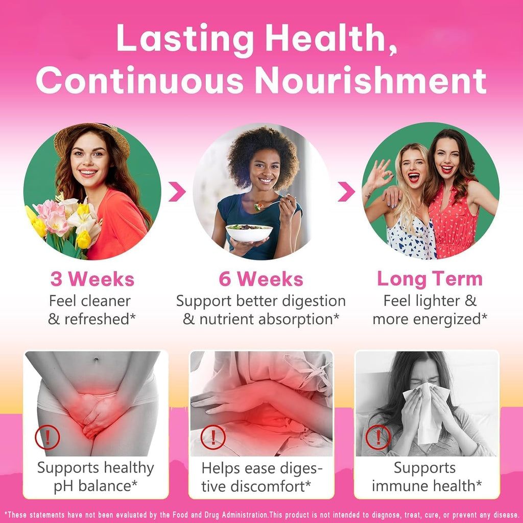 KEDISOM Premium Feminine Balance Gummies - for Women’s Health & Wellness - Immune Support - Vegan, Gluten-Free - Hawaiian Pineapple - 60 Gummies - 30 Servings - TrustMedUSA