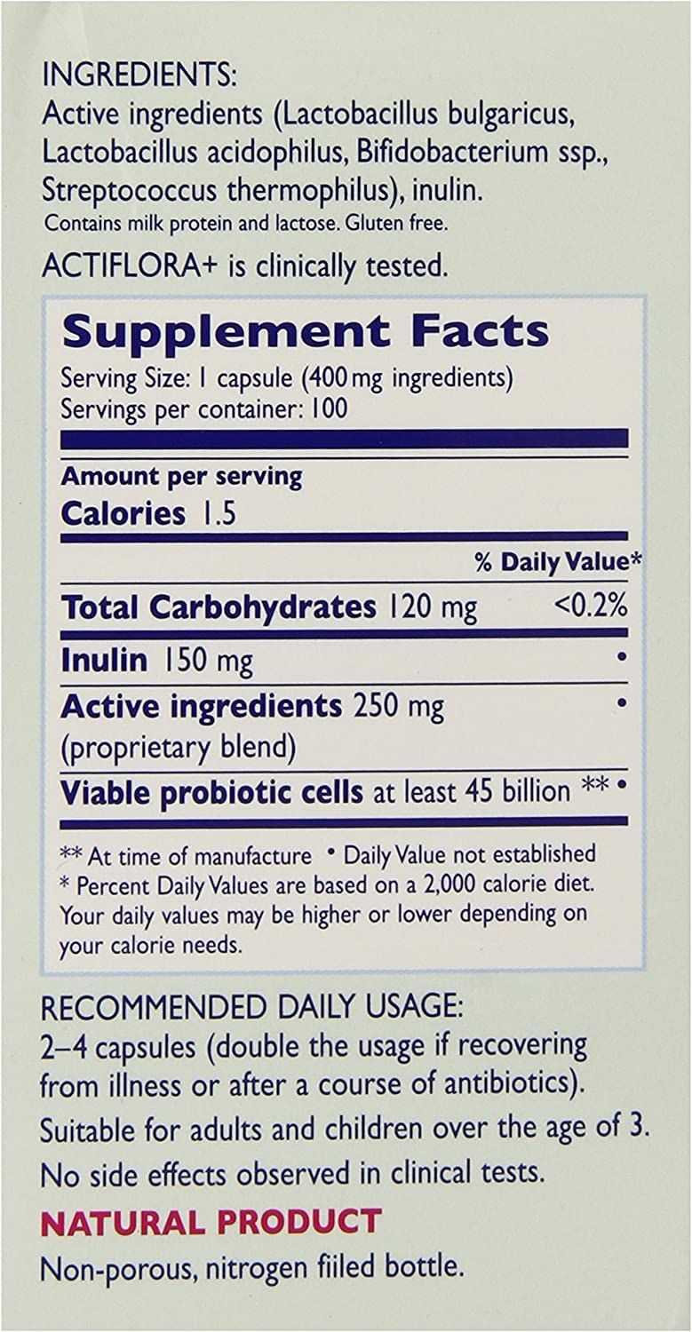 Kendy USA, Actiflora+, Potent Natural Biostimulator, 100 Veggie Caps - TrustMedUSA