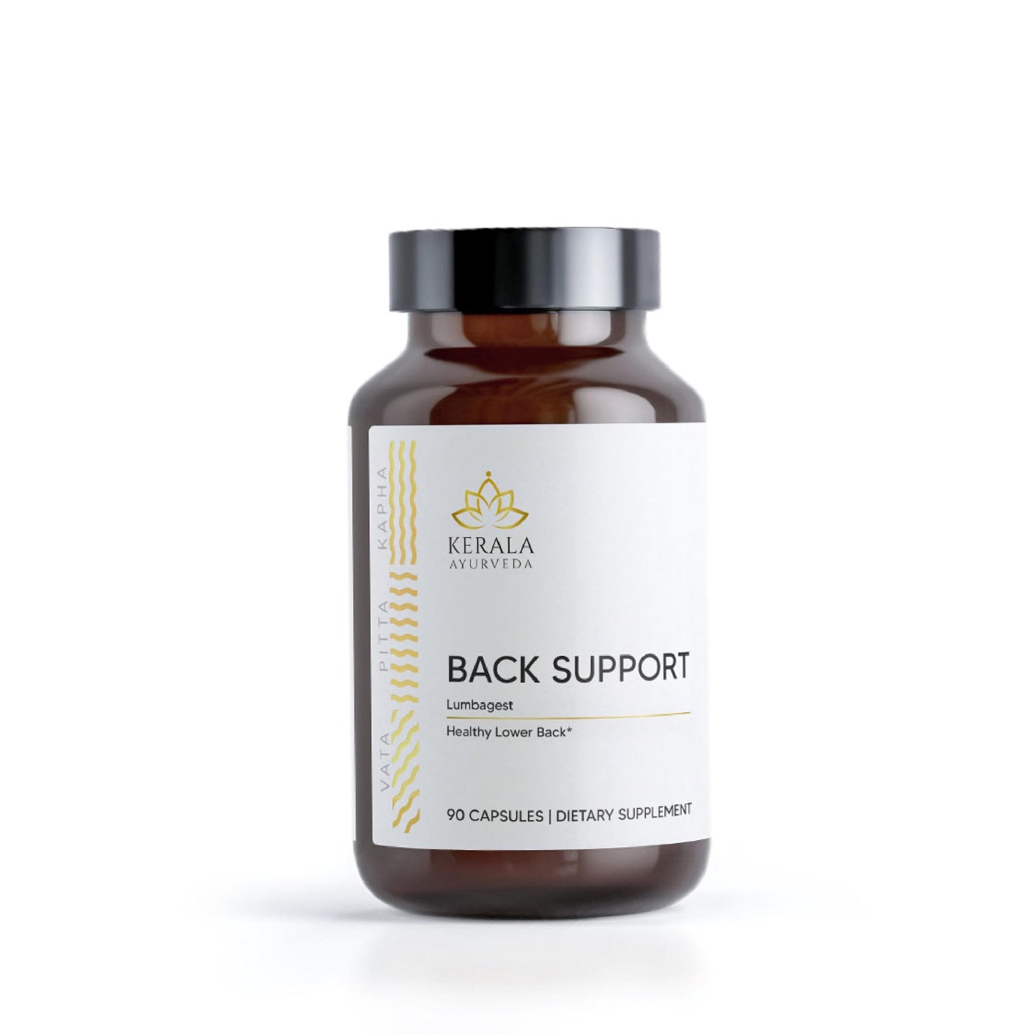 Kerala Ayurveda Back Support Herbal Capsules - Eases Occasional Discomfort of Lower Back & Supports Normal Movement of Spine, 90 Count - TrustMedUSA
