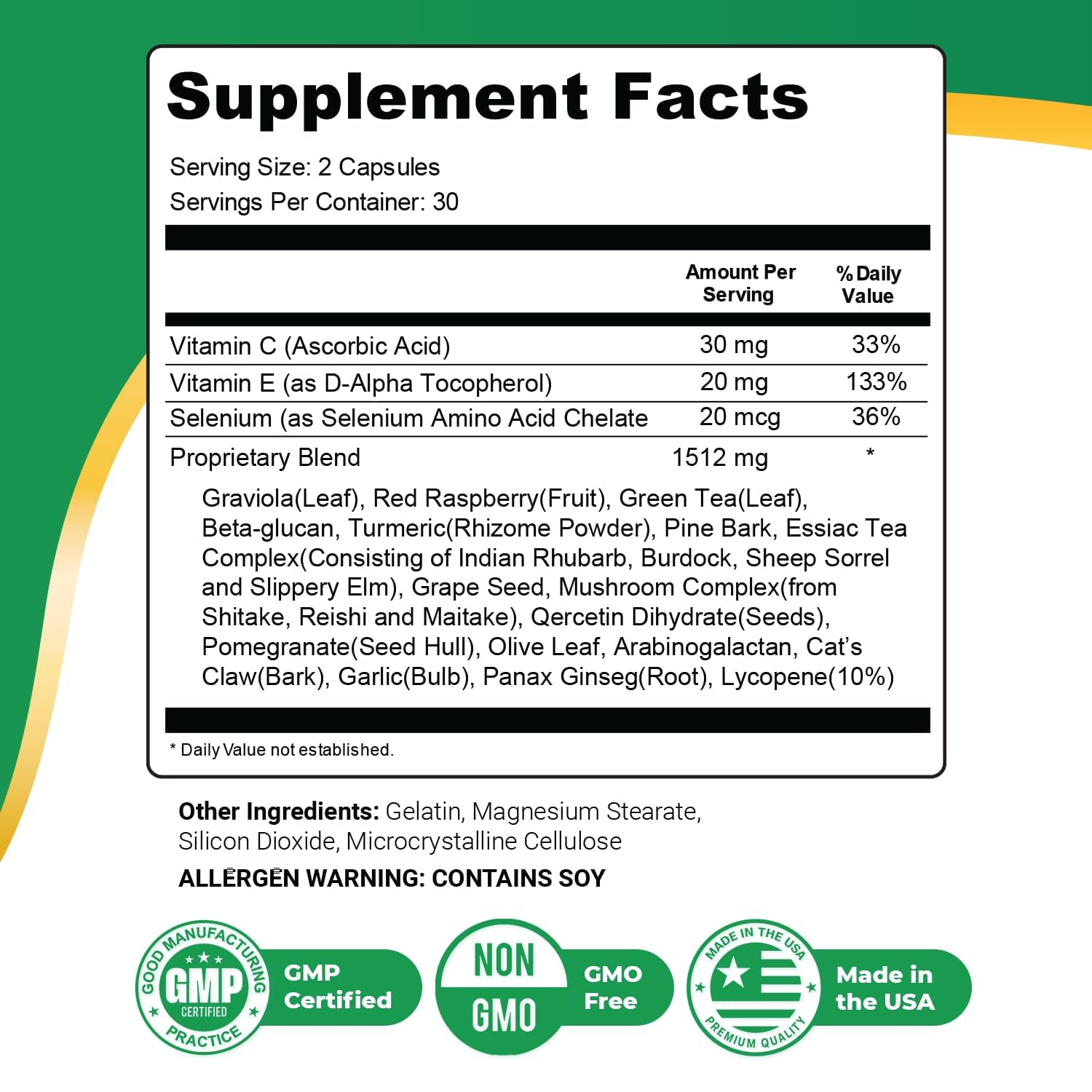 Keravita Pro - Natural Supplement with Vitamins C, Vitamin E, Green Tea, Turmeric & Mushroom for Hair & Nail | Non-GMO, Stimulant-Free | Made in the USA, GMP-Certified | 60 Capsules - 1 Month Supply - TrustMedUSA