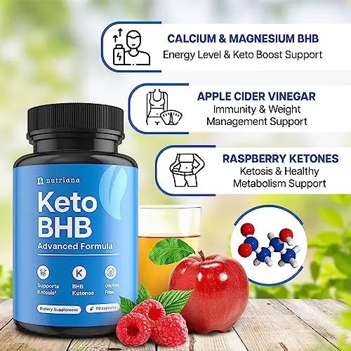 Keto BHB Exogenous Ketones for Men & Women - Keto Supplements for Mental Clarity - TrustMedUSA