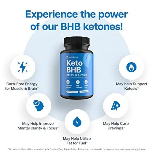 Keto BHB Exogenous Ketones for Men & Women - Keto Supplements for Mental Clarity - TrustMedUSA