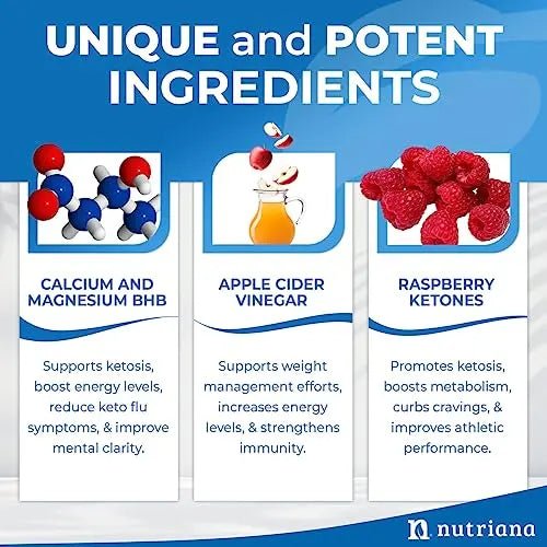 Keto BHB Exogenous Ketones for Men & Women - Keto Supplements for Mental Clarity - TrustMedUSA