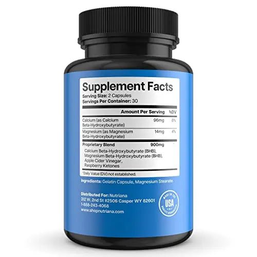 Keto BHB Exogenous Ketones for Men & Women - Keto Supplements for Mental Clarity - TrustMedUSA