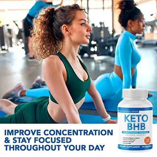 Keto BHB with Apple Cider Vinegar - Reach Ketosis Faster, Boost Energy, Suppress Craving - TrustMedUSA
