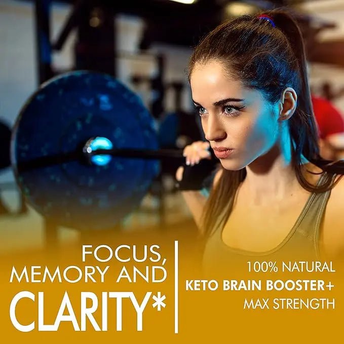 Keto Brain Booster - Brain Supplement - Focus, Concentration, Memory Neuro Supplement for Women & Men - Supports Learning, Energy, Immunity - All Natural, Non GMO, Made in USA - 60 Capsules - TrustMedUSA