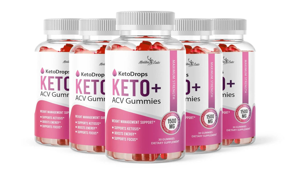Keto Drops ACV Gummies Weight Loss - 1500mg Once a Day, Strong Time Released - TrustMedUSA