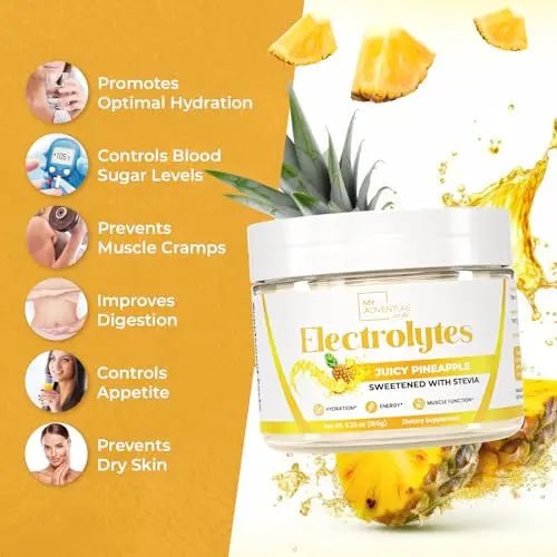 Keto Electrolytes Powder No Sugar - Made In The USA Electrolyte Mix - TrustMedUSA