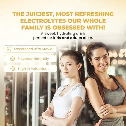Keto Electrolytes Powder No Sugar - Made In The USA Electrolyte Mix - TrustMedUSA