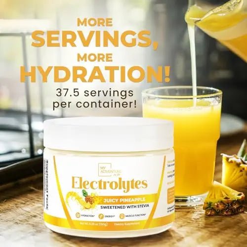 Keto Electrolytes Powder No Sugar - Made In The USA Electrolyte Mix - TrustMedUSA