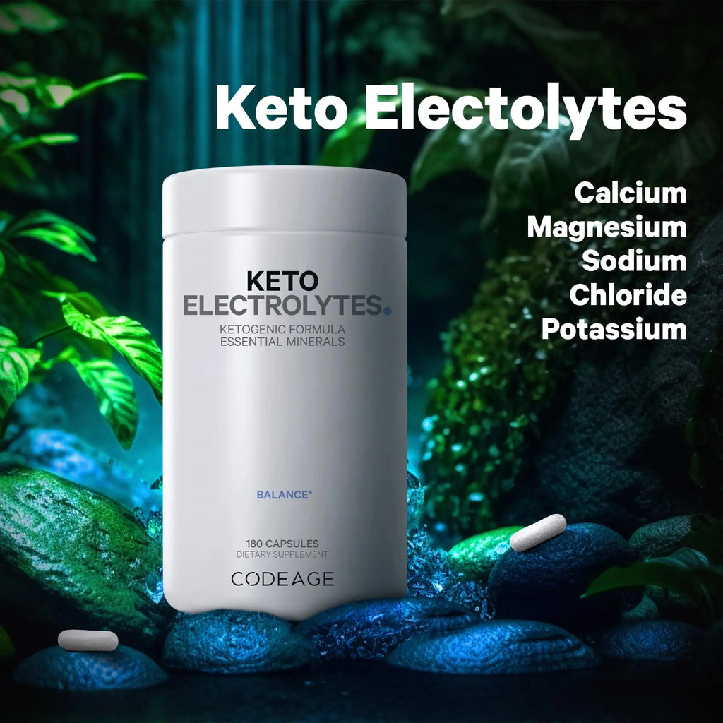 Keto Electrolytes Supplement – Vegan Electrolyte Tablets w Magnesium, Potassium - TrustMedUSA