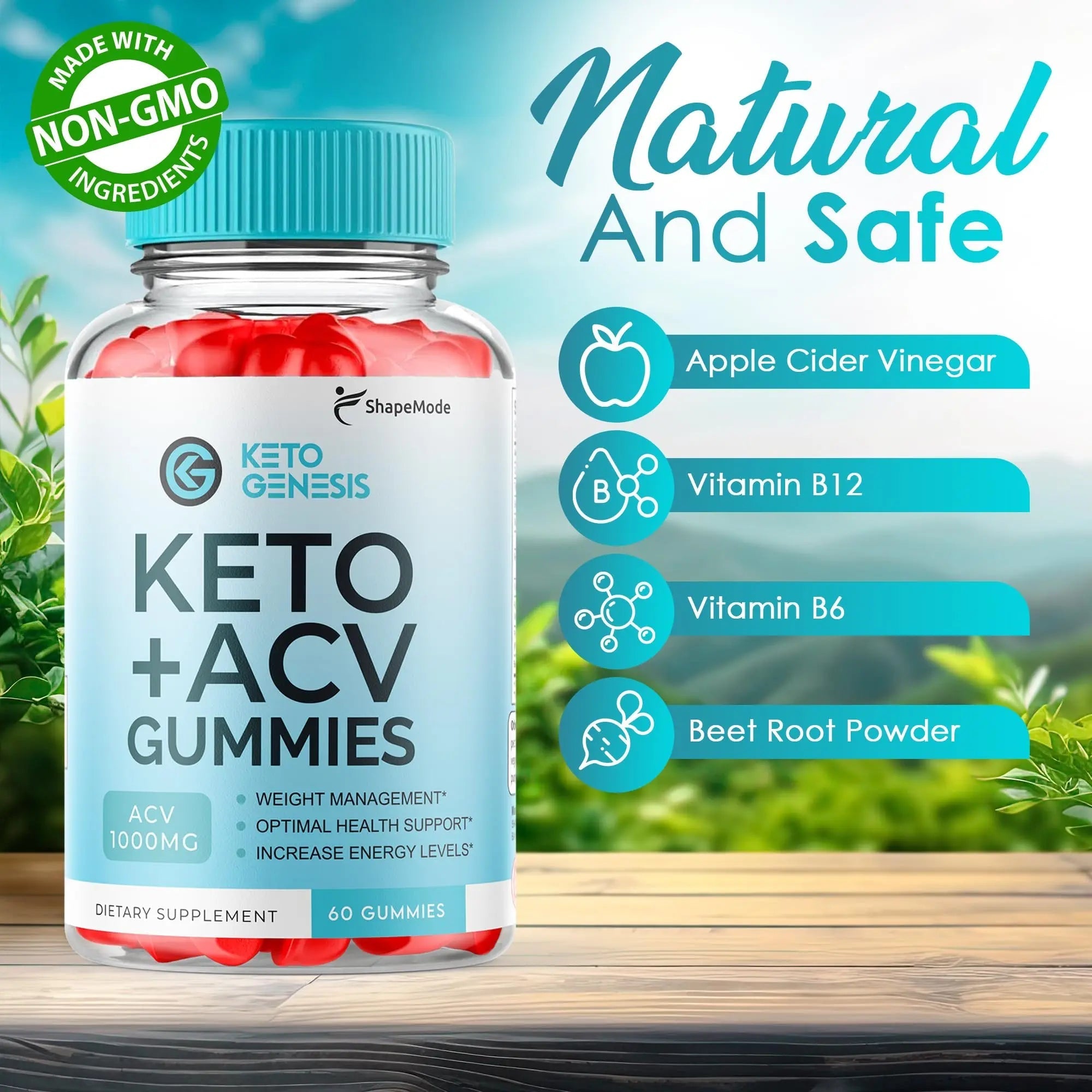 Keto Genesis ACV Gummies - Advanced Weight Loss, Genesis Keto Ketones Apple Cider - TrustMedUSA