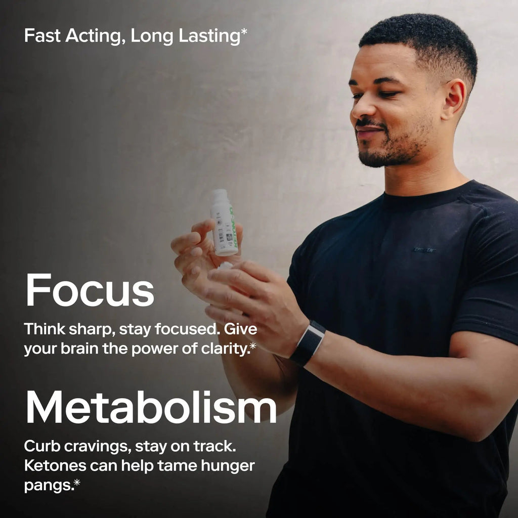 Ketone-IQ Ketone Energy Shots - 100mg Green Tea Caffeine, 5g Exogenous Ketones, and B Vitamins - 24 On The Go Caffeine Shots - Fast Acting Energy Drink (Green Apple) - TrustMedUSA