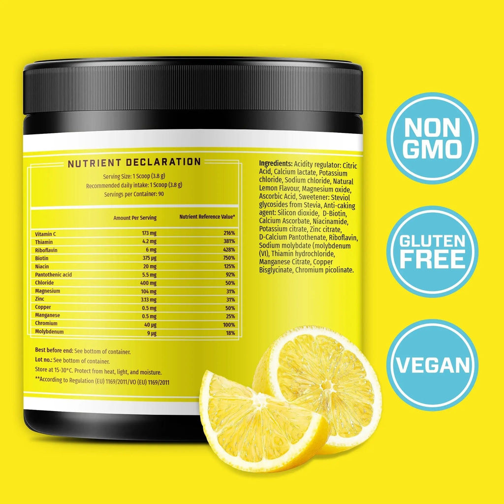 Key Nutrients Electrolytes Hydration Powder - Refreshing Lemonade Drink Mix - TrustMedUSA