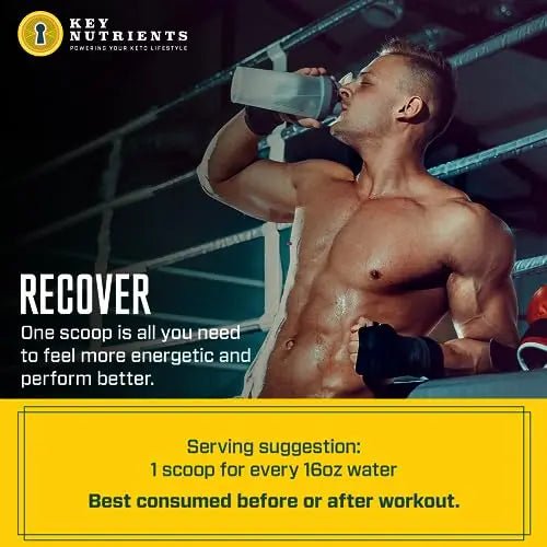 Key Nutrients Electrolytes Powder - Tropical Peach Mango Drink Mix 90 Servings - TrustMedUSA