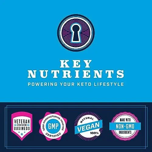KEY NUTRIENTS Multivitamin Electrolytes Powder No Sugar - Tempting Blue Raspberry - TrustMedUSA