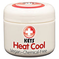 Keys Heat Cool Vegan, Chemical-Free, All Natural Therapy for Muscle Aches, Joints, and Sports Injuries made with Pure Organic Avocado Oil, Camphor, Menthol, and Wintergreen, No Petrolatum, 2 ounces - TrustMedUSA