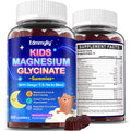 Kids Magnesium Glycinate Gummies - Magnesium Glycinate Supplement 200mg with L-theanine Omega-3 Calcium Vitamin D3 & B12 for Kids Natural Zzz at Bedtime & Overall Health - TrustMedUSA